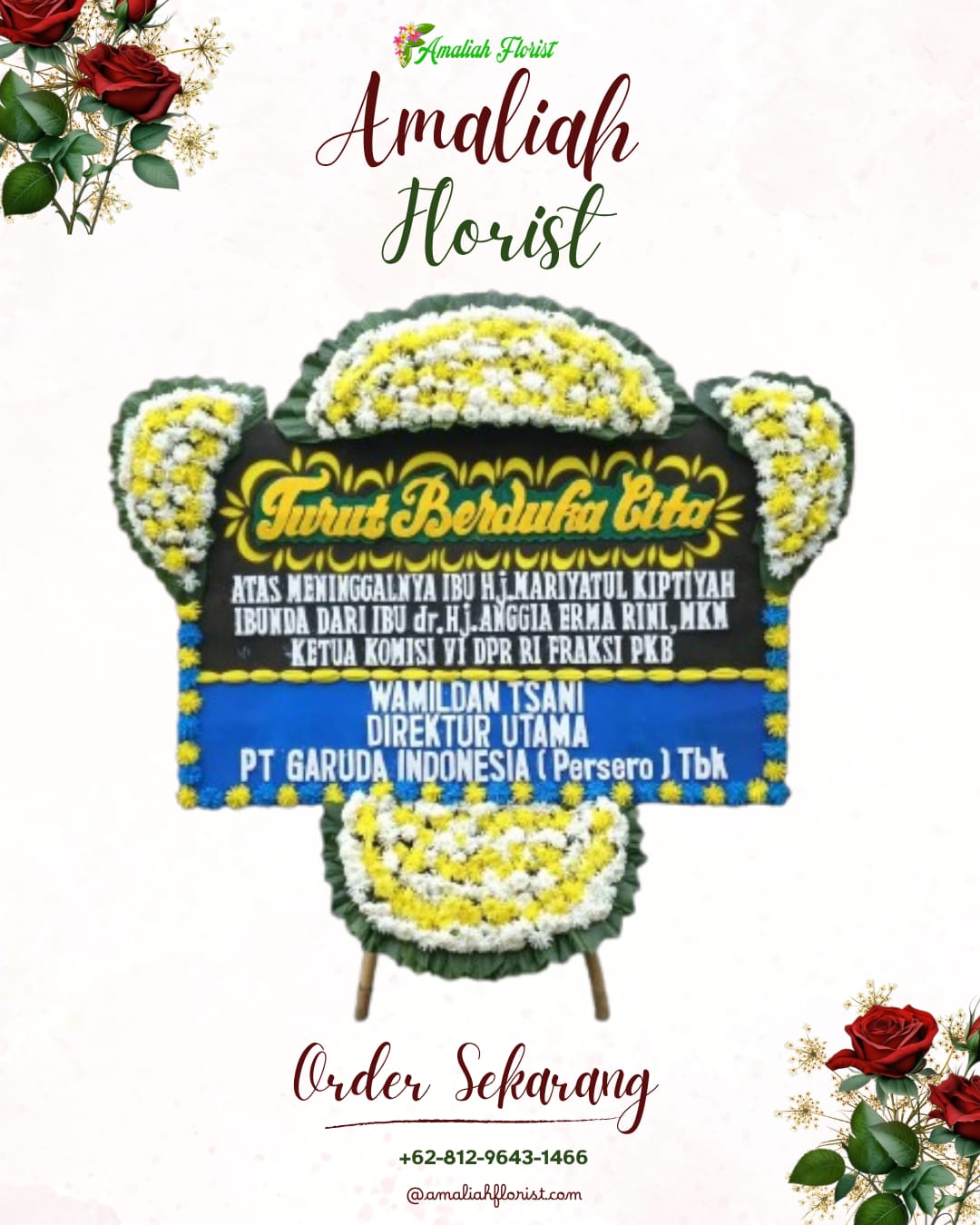 Papan Bunga Duka Kibin